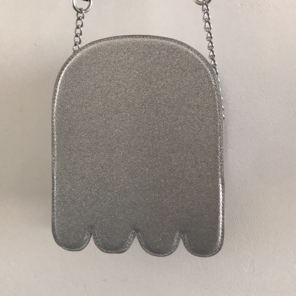 SILVER GLITTER GHOST Crossbody Bag - Picture 8 of 10
